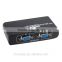 High quality 2 port VGA splitter 1x2 video signal distribution mini splitter support usb power adaptor