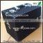High quality black aluminum cosmetic case,aluminum makeup case