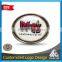 Advertising oval shape printed badges with customized logo