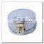 High quality 4inch bottom stainless steel millibar biogas pressure gauge
