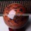 Red Obsidian Ball Crystal Sphere Ornaments Articles For Sale