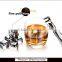 Reusable Square Shape Stainless Steel Ice Cube, quick chill cube stone