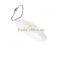 Cheap high quality transaparent ellipse down coat hang tag