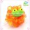 duck shape of animal mesh sponge for kids