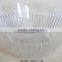 High quality Different size Kitchen clear glass wash basin shape candy bowl for sale