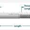 Din931 Hex Bolt Hex Head Half Thread Bolts 4.8 Steel Hex Bolt