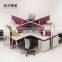Hot sale modern office workstations design for 4 person