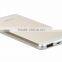 TRUSDA Best selling Promotional Gift Mobile power bank 5000mAh 3A Input 2 USB Ports mobile charger