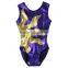 Gymnastics leotards for girls metallic fabric bodysuit gymnastics leotards