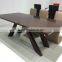 TB big size retangle walnut wood veneer table with 8-10 seaters