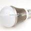 different material led bulb lighting, 9w E27 high power led light bulbs