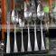 Stainless steel folding knife and fork spoon for picnic