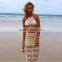 Stylish New Fashion Lady Women Elastic Waist Hollow Out Long Maxi Skirt