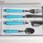 24PCS Stainless Steel Dinner Set with Plastic Handle - KX-P023 PS