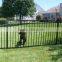 Ornamental aluminum spear top galvanized wrought iron fence panel for sale