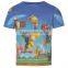 All over print cartoon design kids transfer t-shirt