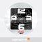 DEHENG Modern individuality logo wall clock