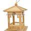 2015 year hot selling china suppliers FSC&SA8000 standing wild garden outdoor wooden bird feeder for made in china wholesale