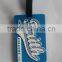 Fashion custom gift airplane soft personalized luggage tags with customized logo