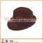 Best Sales Yarn Dyed Decorative Bowler Hats Manufactor