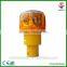 6 pcs LED strob warning signal lamp/Barrier solar energy blinker light