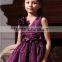 A-Line Knee Length Zipper Back Purple Flower Girl Dress Birthday Dress FGZ36 Girl Dress Of 9 Year Old