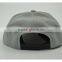 Custom blank flat brim 5 panel snapback cap/hat 3D embroidery cap