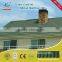 stone coated metal roof tiles and pvc rain gutter