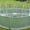 Galvanized pasture feeder