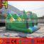 Green forest jungle jumper inflatable bouncer slide, forest water slide