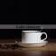 porcelain coffee cup and saucer/small coffee cup and saucer set