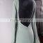 RSE717 Elegant Chiffon Green Long Sleeve Sexu Back Open Evening Dress