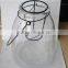 hanging glass candle jar with mratl holder and candle seat