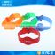 Ntag203,125khz,13.56mhz waterproof colorful nfc wristbands