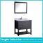 Contemporary Espresso Bathroom Vanity Nature Marble Top