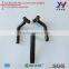 Custom made Die casting Black aluminum alloy door handle set