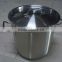 Heavy duty stainless steel homebrew kettle with Induction Bottom For Hop Cook