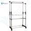 New design garment rack, dryer with whees , cheap clothes rack