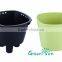 Cheap plastic decorative small colorful flower pot
