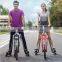 Newest Model Four wheel Roller Skating Shoes bike Folding Four wheel Skating Bike with Roller Skating Shoes For Adult