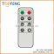 led light candle lights clip in christmas tree/remote/dmx control led candle clear/thin pillar flameless