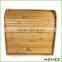 Bamboo double decker bread box bread keeper Homex BSCI/Factory