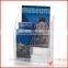 Clear Acrylic Officemate Multi-Use Literature Holder Brochure Rack with Tiered Dividable Pockets