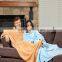 new style Portable non-woven electric heated blanket with sleeves