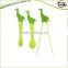 customize green child fork and spoon set