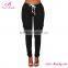 Sample free leisure pockets drawstring fabric sexy tight woman trousers