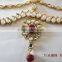 KUNDAN MATHAPATTI DAMINI maang TIKA GOLD TONE CRYSTAL hair accessory