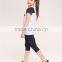 2016 fashion dress leisure short sleeves t shirt children's suit of clithes for little girls