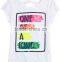Girl's Colorful Short Sleeve T-shirt