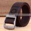 OEM service outdoor twill jacquard nylon tactical belt Men's army canvas belt